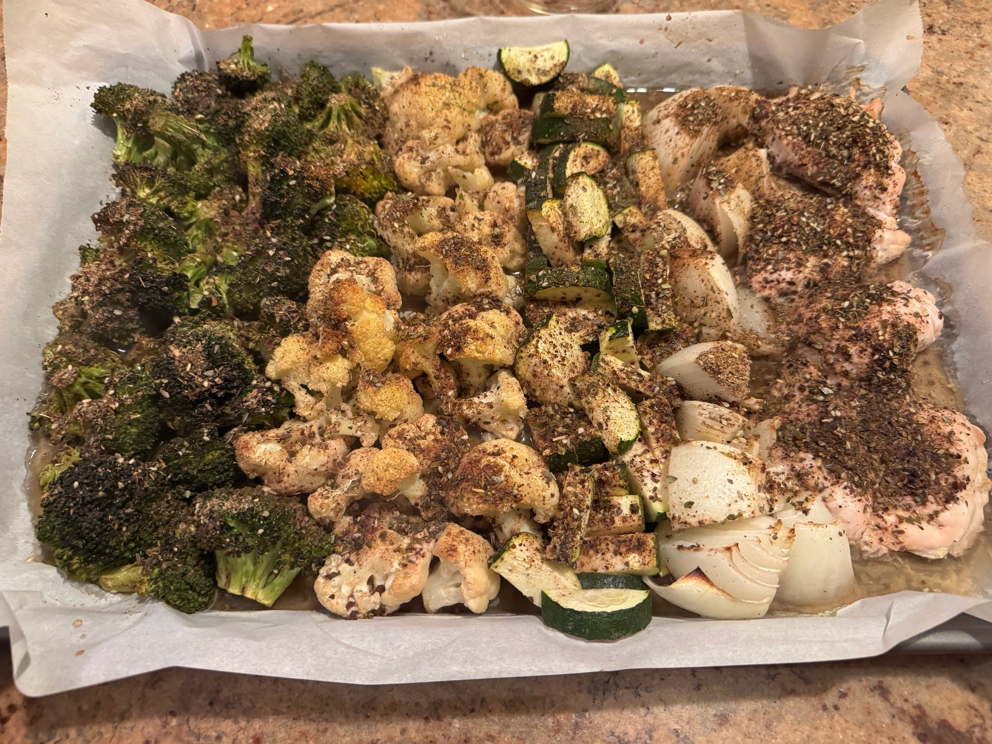 Quick, Easy, Verstatile -- Sheet Pan Dinner with Za'atar