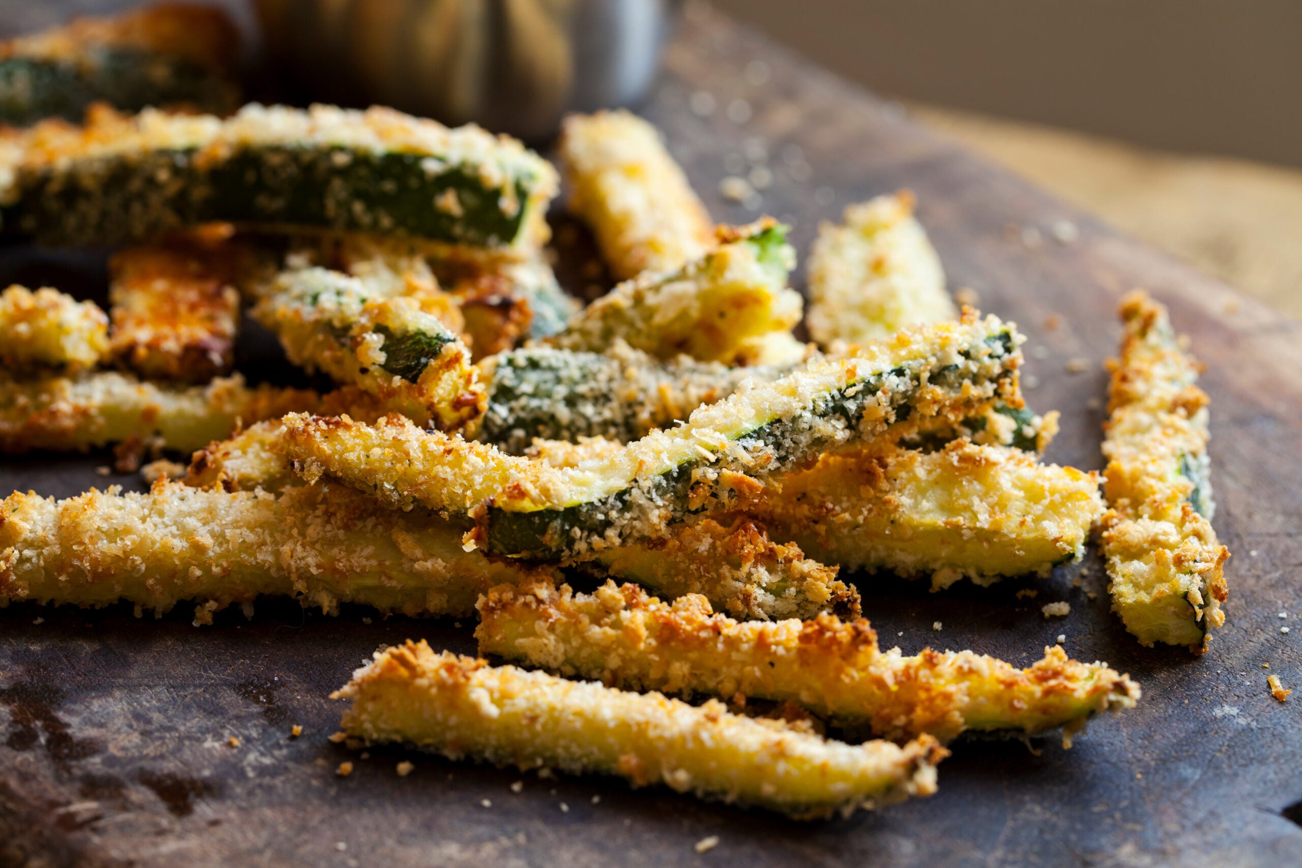 Zucchini Fries with Chili Crisp & Spicy Catsup Dunk