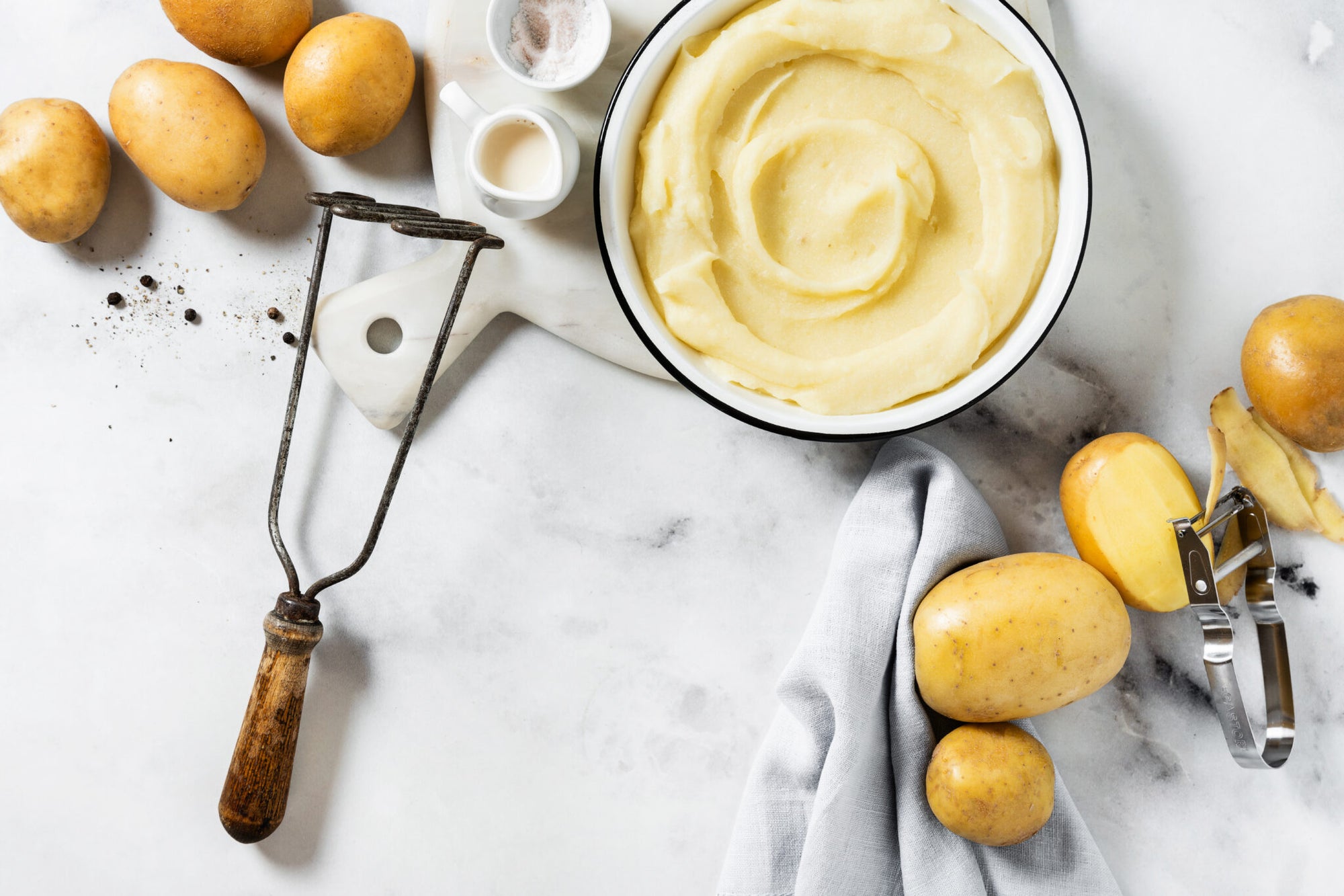 Mashed Potatoes with Za’atar Butter