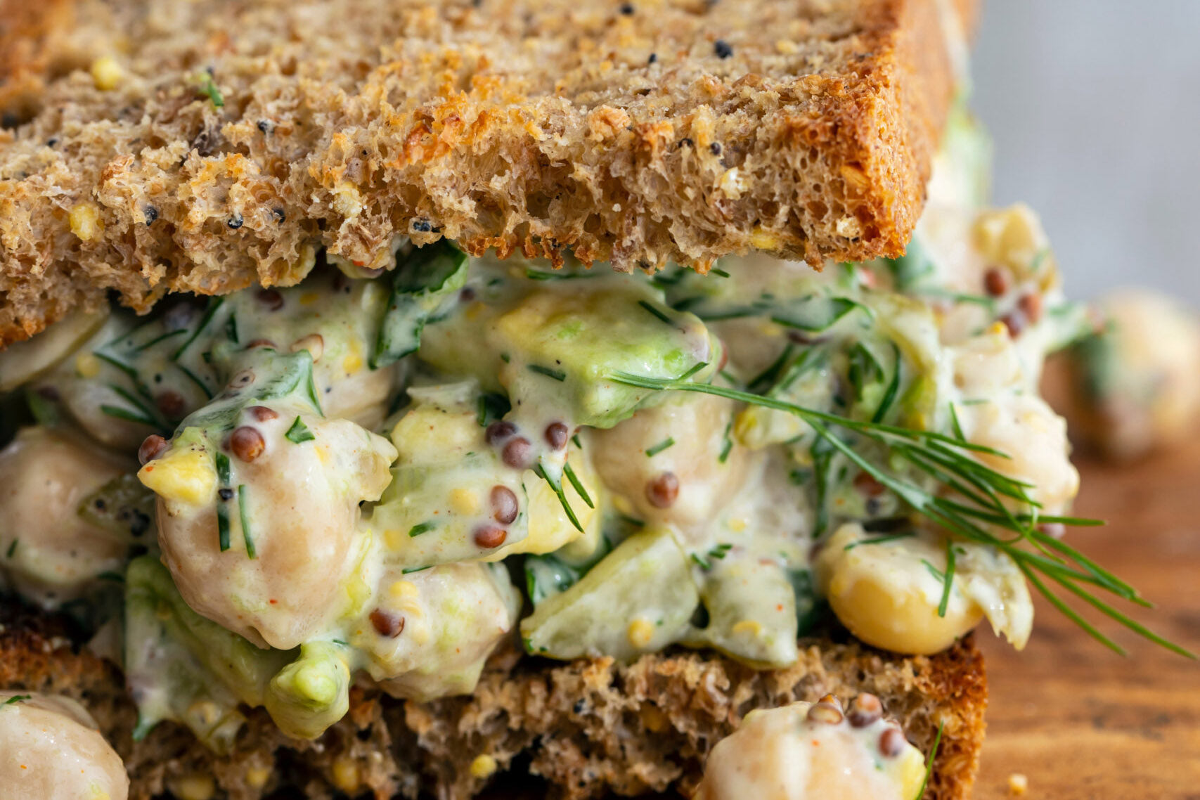 Za’atar Chickpea Salad Sandwich