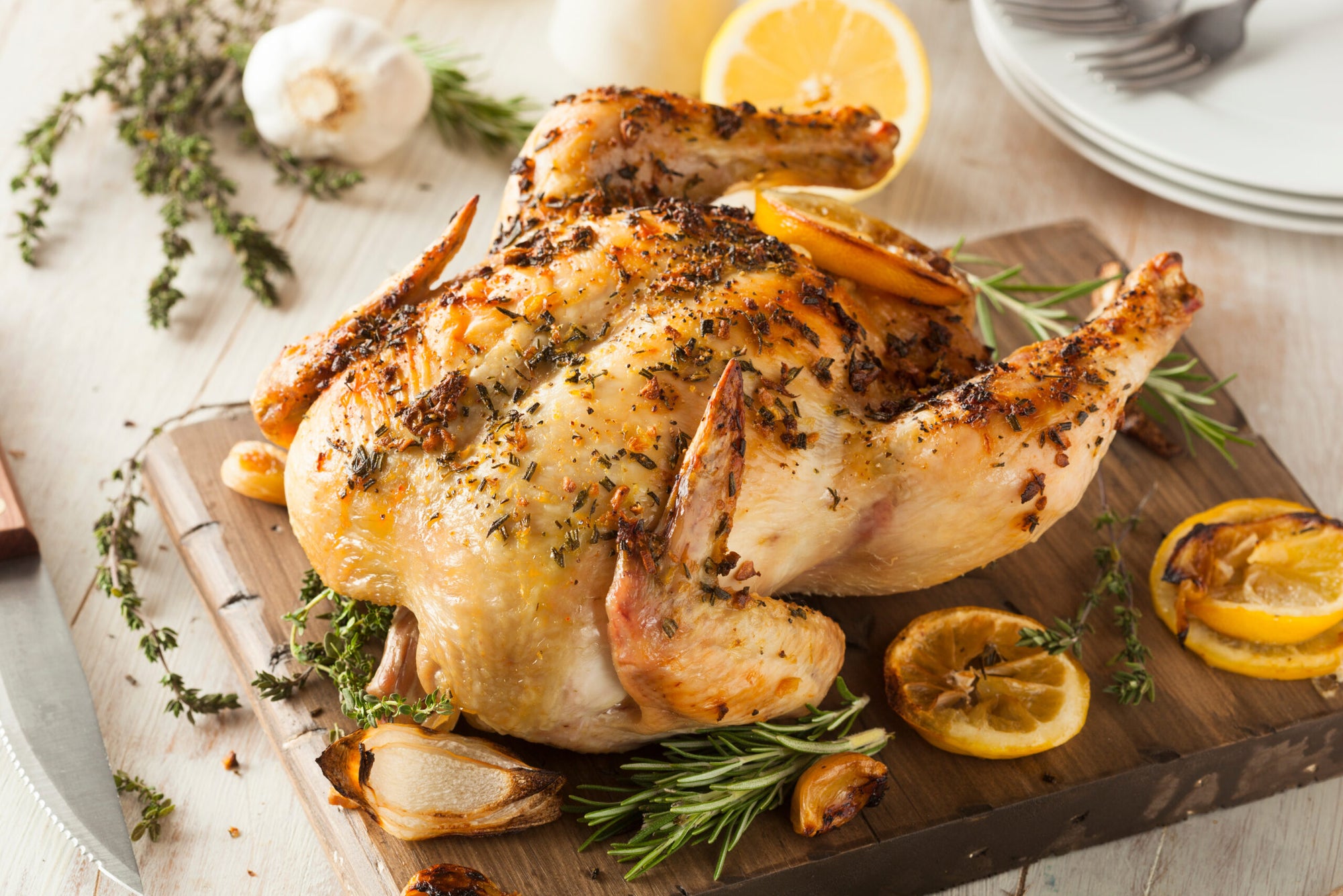 Za’atar Crusted Roasted Chicken with Roasted Baby Potatoes & Broccoli